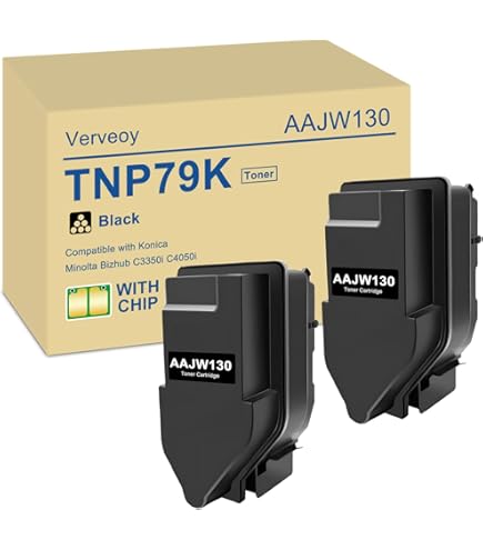 KONICA MINOLTA bizhub C4050i トナー Amazon.com: OEM Konica Minolta for TNP79K (AAJW130) Black Toner